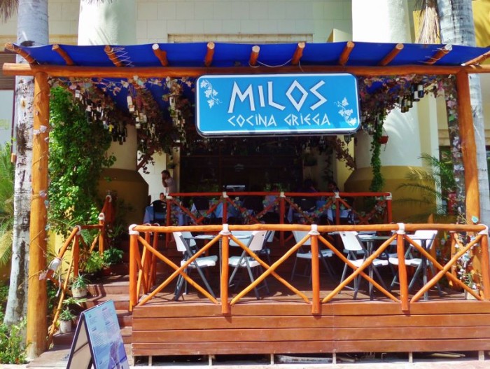 Milos Greek Restaurant Playa Del Carmen Mexico