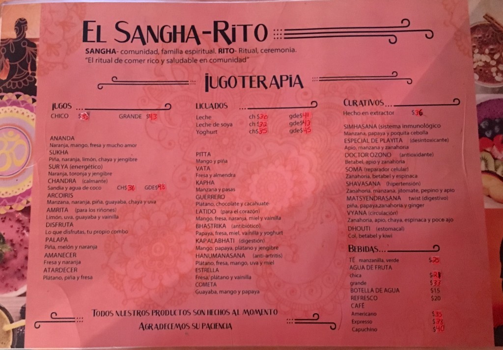 El Sangha-Rito Restaurant Playa Del Carmen