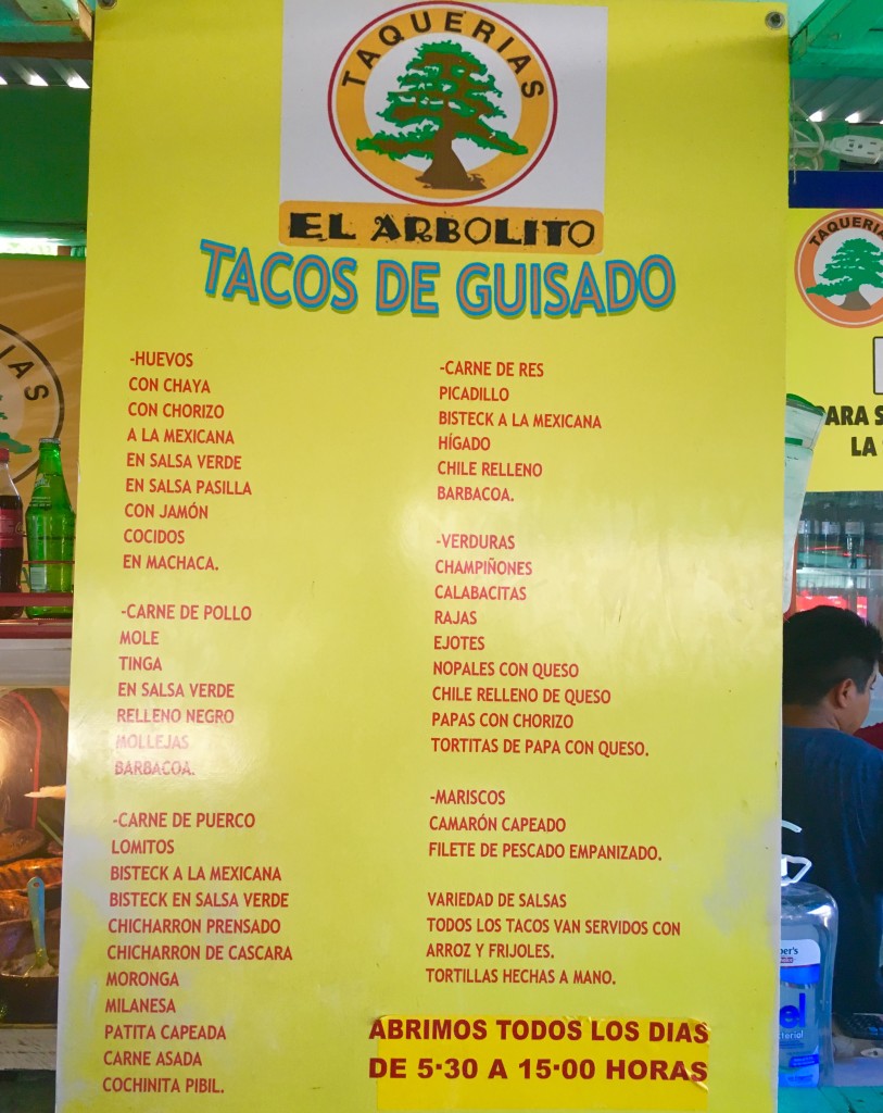 El Arbolito Taqueria tacos Puerto Aventuras