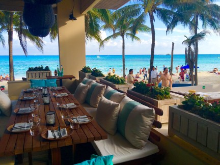 best beach restaurants playa del carmen