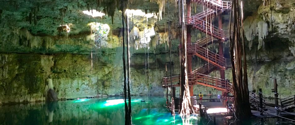 Cenote Maya Park and cenote Maya