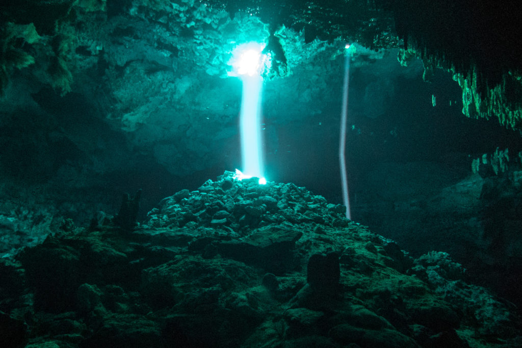 Scuba diving in Playa del Carmen Mexico with Tank Ha Dive shop