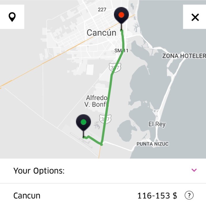 Cancun Uber