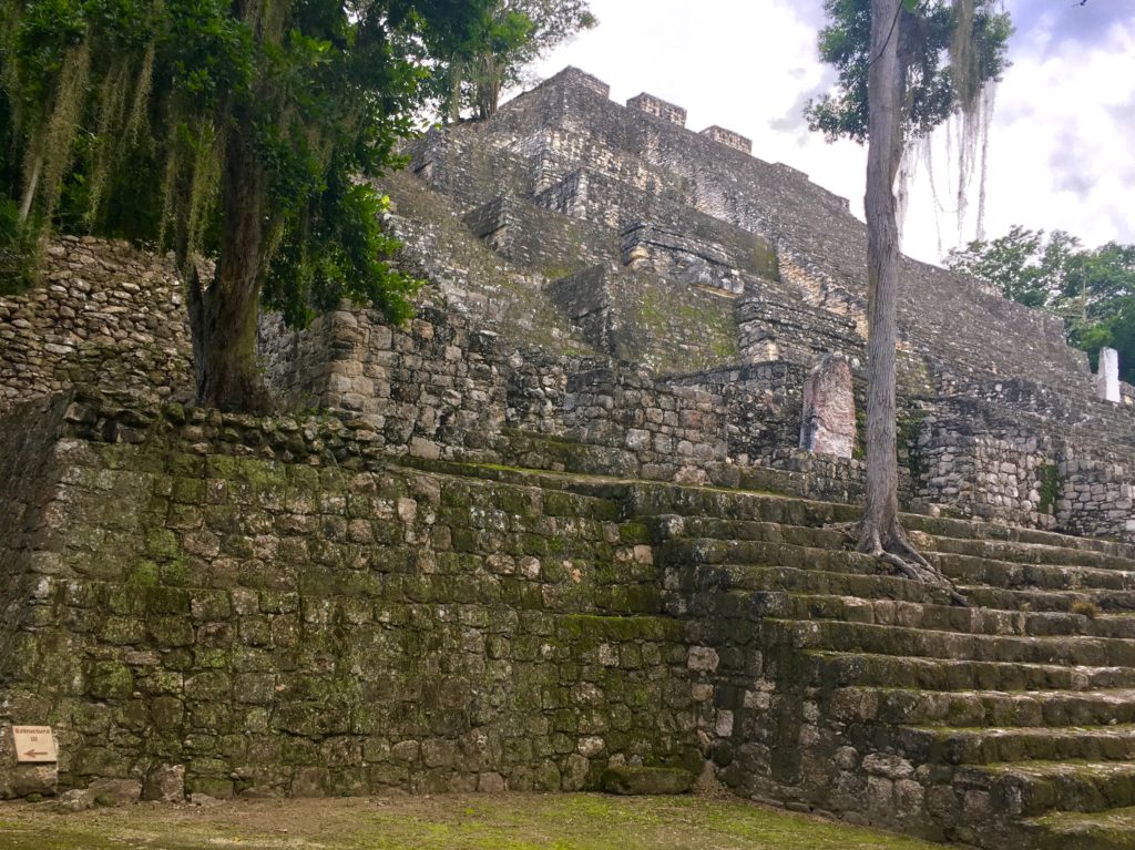 Calakmul ruins in Campeche Mexico