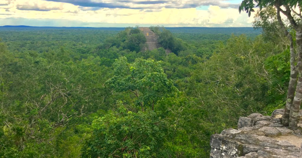 Calakmul Mayan ruins in Campeche Mexico