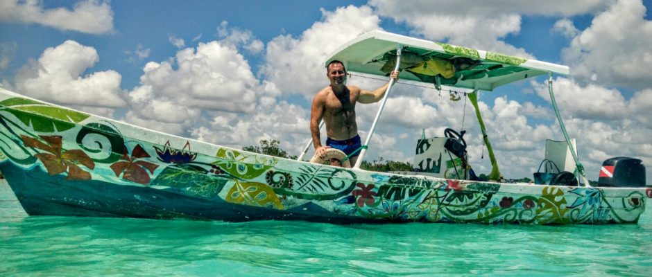 Boat tour Laguna Bacalar