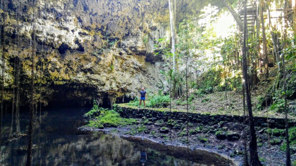 cenote Nuevo Durango Quintana Roo Mexico