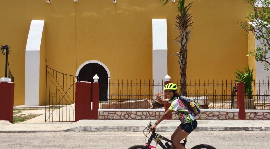 Biking yucatan Mexico tour