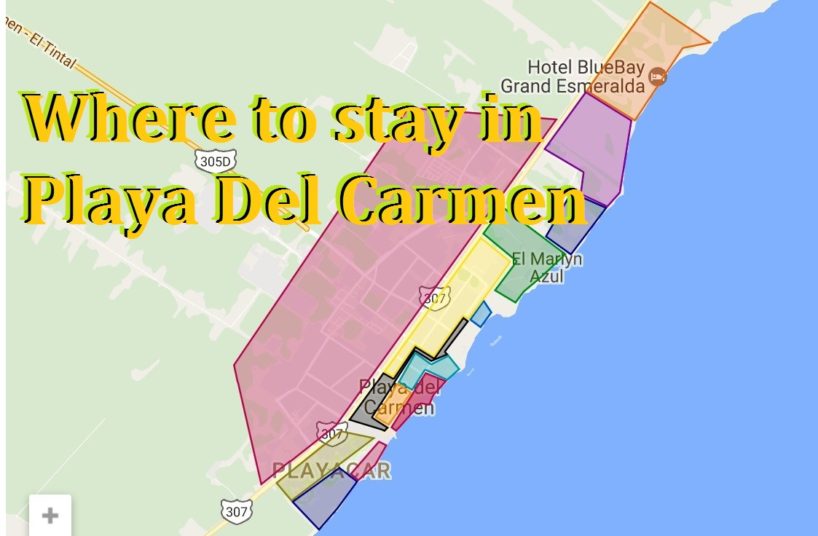 Map Of Playa Del Carmen   Hotels E1496680146992 