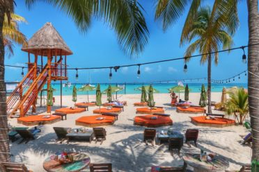 This beach club on Playa Norte will make for the perfect time on Isla  Mujeres