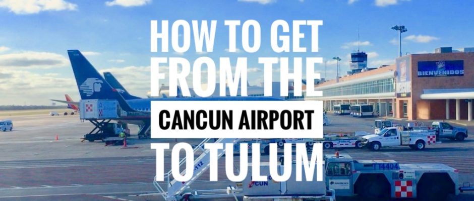 cancun airport bus to tulum