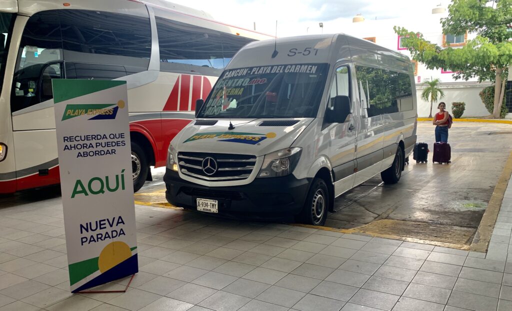 Playa Express goes between Cancun and Playa Del Carmen