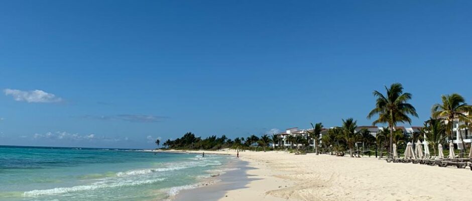 beach with no people