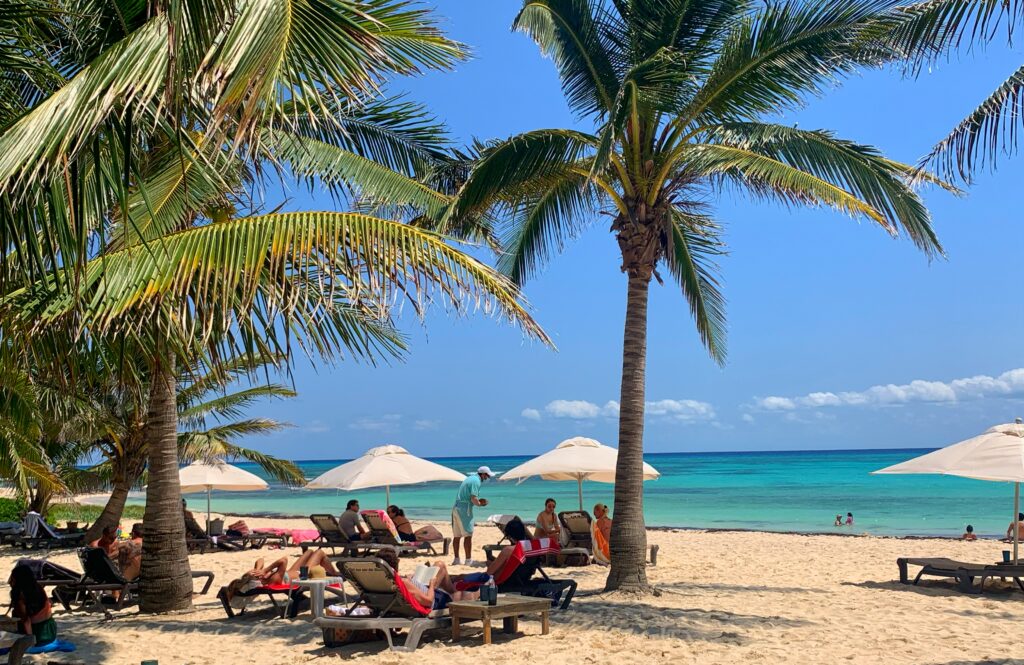 Look at this view from the Corasol Beach Club in Playa Del Carmen!