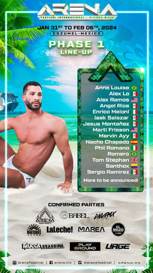 Arean Gay festival Playa Del Carmen