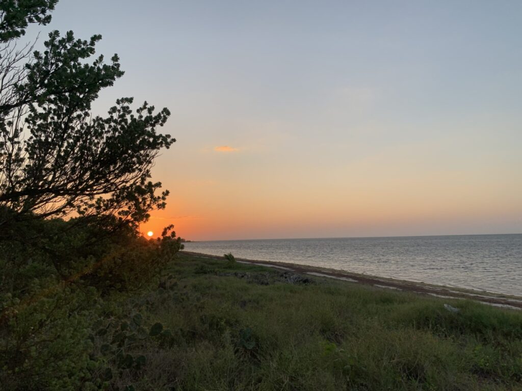 Sunset in Dzilam de Bravo