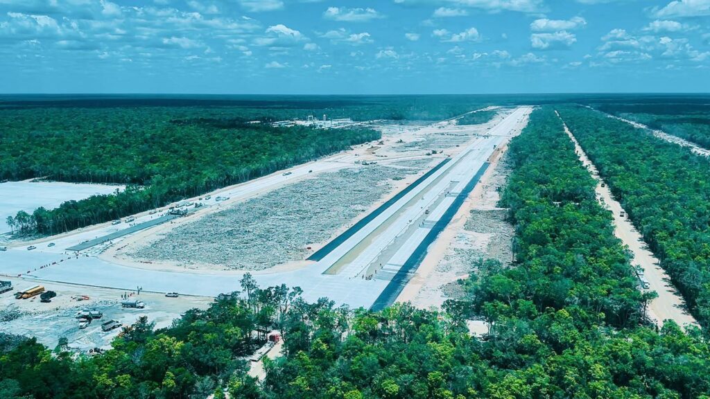 Runway at Tulum Airport