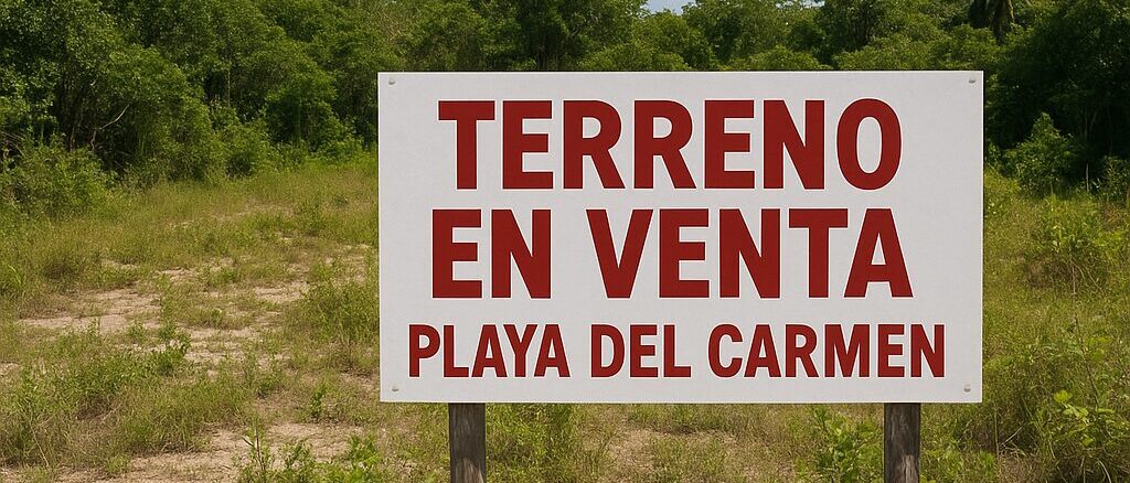 Buying land in Playa Del Carmen