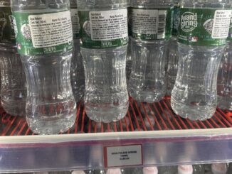 bottles of water