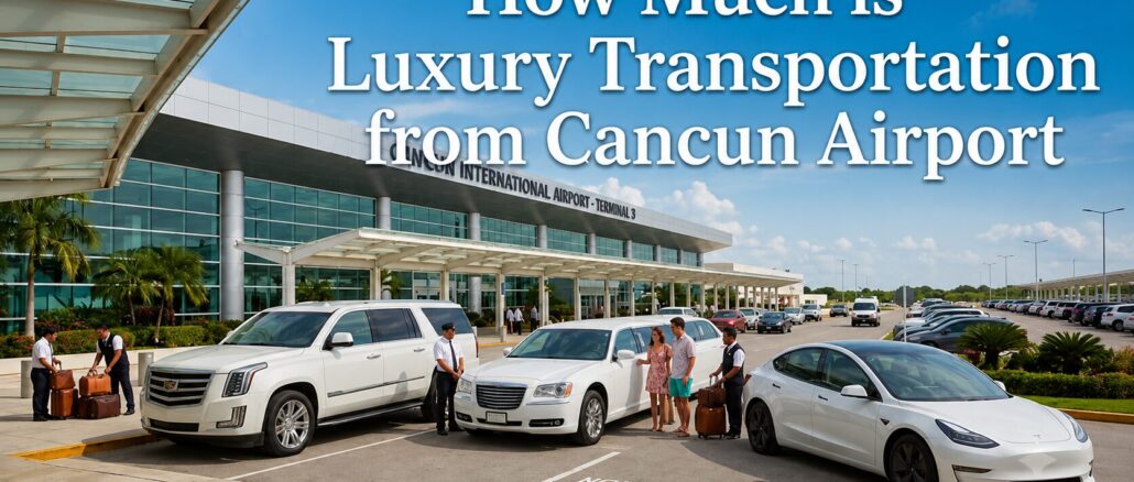 Cost of Luxury transportation Cancun Airport